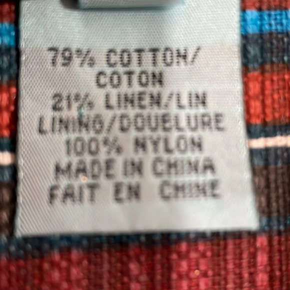 Kenzie Girl Linen Blend Pleated Skirt Pom Pom Hem Detail 5 - Picture 14 of 16